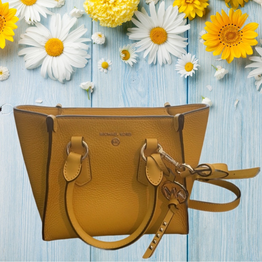Michael Kors Mustard Satchel Bag/Crossbody Purse -NWT